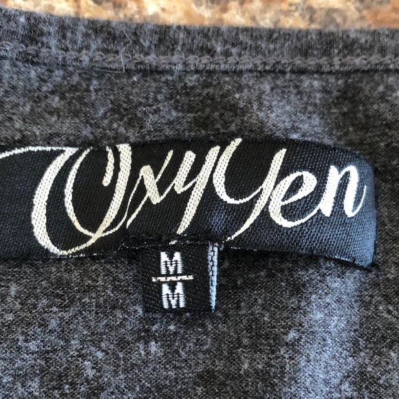 3/$25 - Oxygen grey/black short sleeve tshirt - Picture 3 of 12
